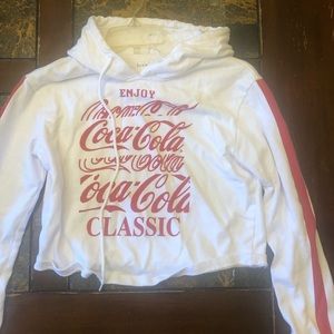 Coca Cola Cropped Sweatshirt